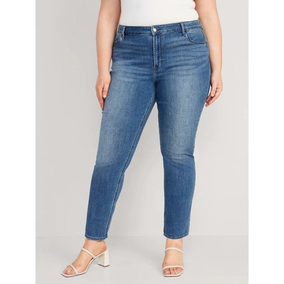 Old Navy Denim - Old Navy Jeans High Rise Straight Blue Denim NWT